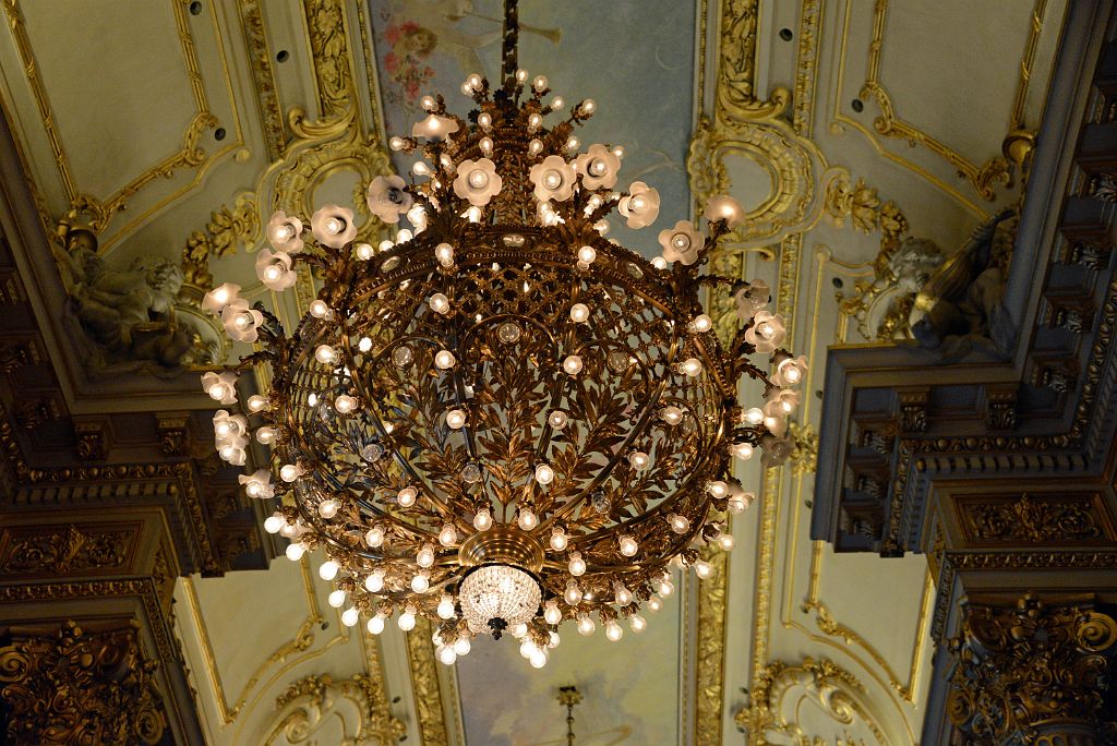 29 Chandelier Close Up Golden Room Salon Dorado Teatro Colon Buenos Aires